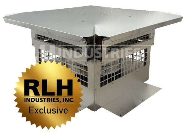 RLH industries homestyle direct vent positive pressure termination co-axial coaxial cap high wind