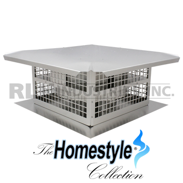 RLH industries homestyle collection direct vent termination co-axial collinear cap high wind