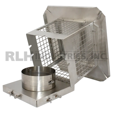RLH industries integrity stainless steel chimney liner rain caps 316