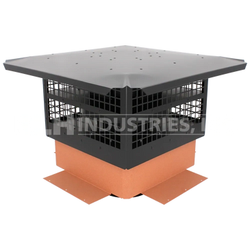 RLH industries homestyle collection direct vent coaxial realflue chase mount cap