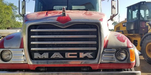 Mack Trucking hauls rock, lime, sand, dirt, gravel, and construction materials