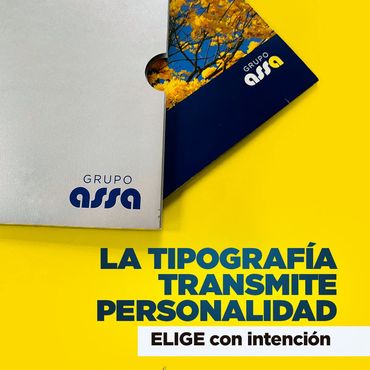 Promotional design highlighting typography's role in conveying personality.