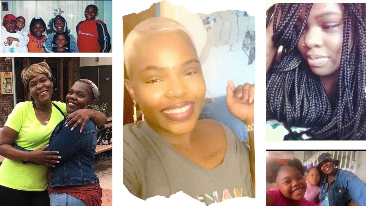 A collage of smiling family and friends sharing joyful moments together.