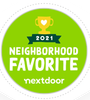 Neighborhood Favorite 2021 badge by Nextdoor