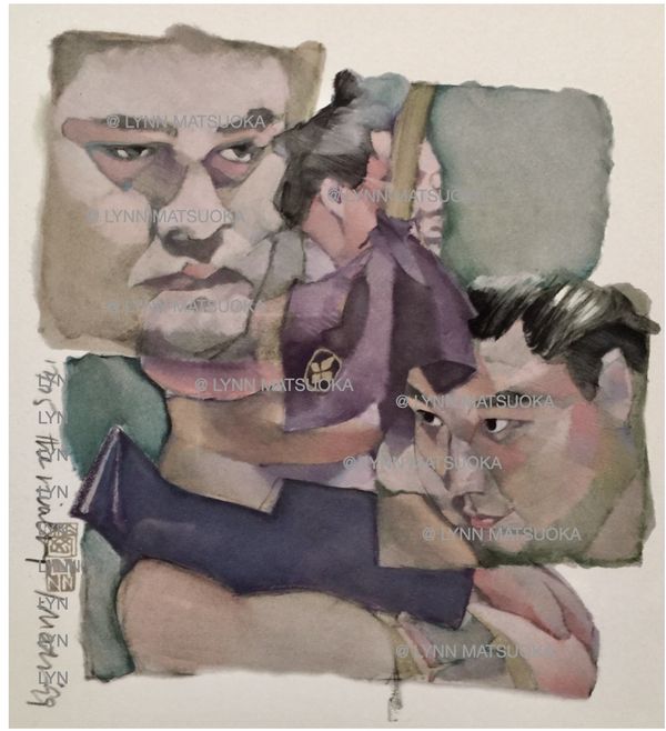 chad rowan, Yokozuna Akebono, Akebono Tarō, grand champion, sumo champion, sumo, original artwork