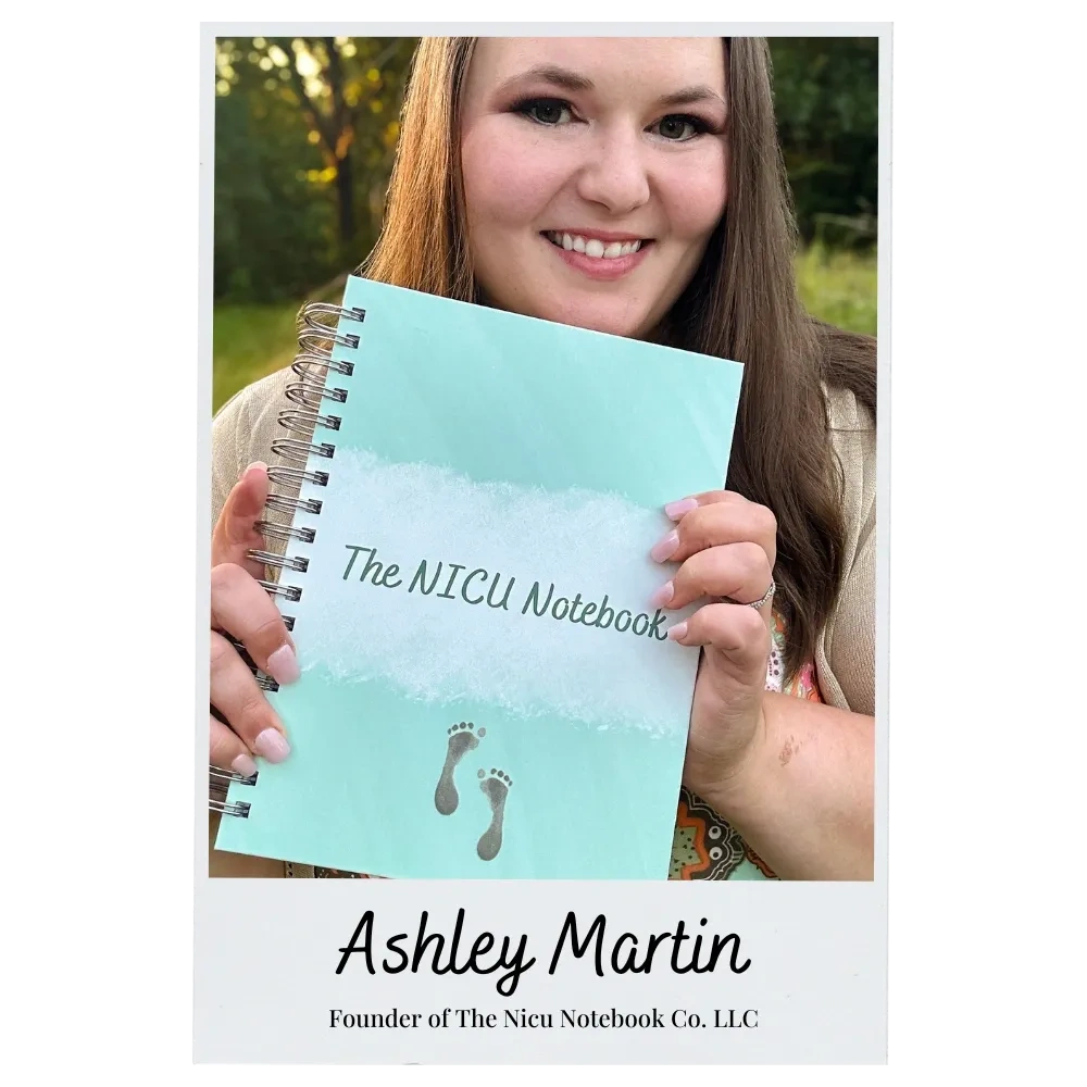 Photo of Ashley Martin, creator of The NICU Notebook