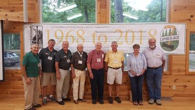 Council Members and friends attend Lumberjack's 50th Anniversary Celebration.
