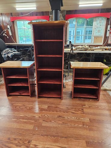 End tables, Bookcase