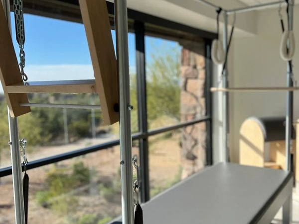 TruForm Pilates Scottsdale, studio with a view.  Classical Pilates in Scottsdale, Scottsdale Pilates