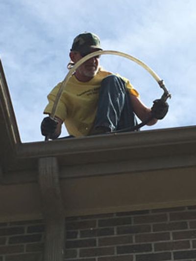 Downspout cleaning is important