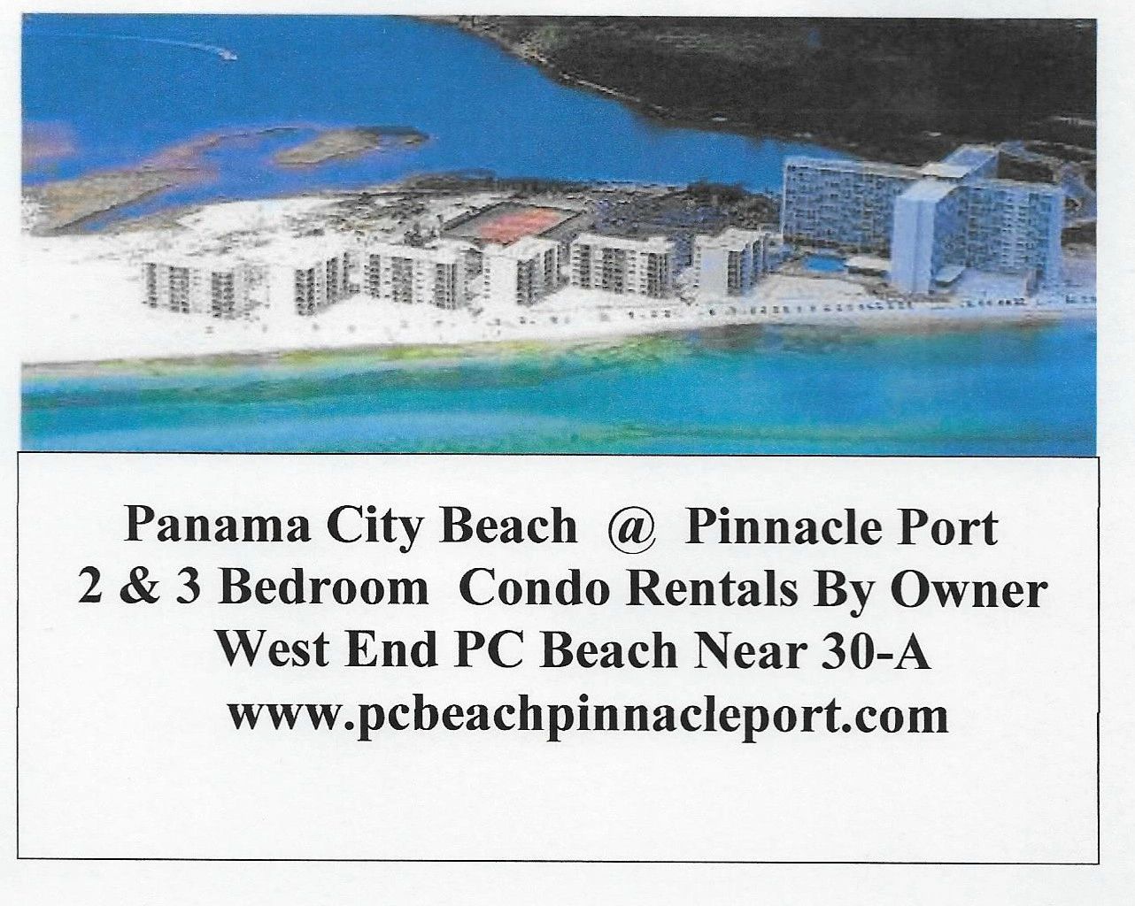 Panama City Beach West End 2 And 3 Bedroom Condo Rental By