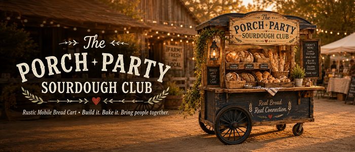 Porch Party Sourdough Club Bread Cart