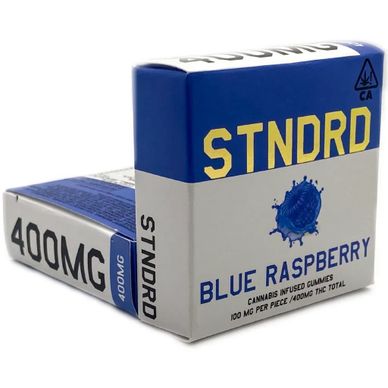 stndrd blue raspberry gummies