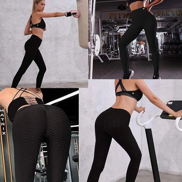 Ssumday TIK Tok Leggings for Women Butt Lifting Anti Cellulite Tummy Control Workout Sport