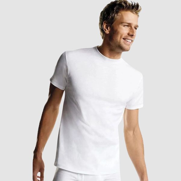 ( 5 Pack ) Hanes Men's Tagless Comfort Soft Crew Undershirt – Multiple Packs and Colors