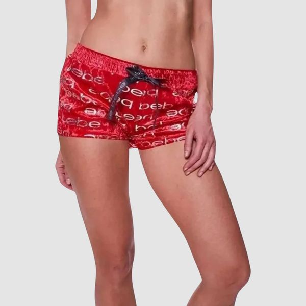 bebe Womens Pajama Shorts PJ Bottoms with Elastic Waistband shorts