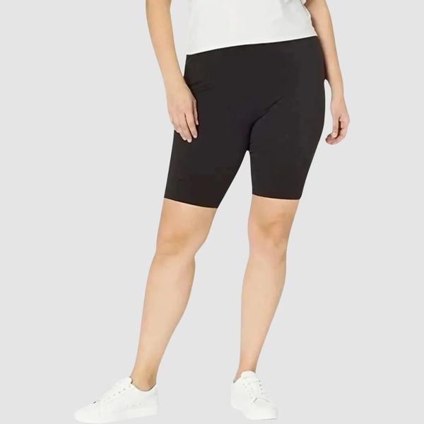 Just My Size Women's Plus-Size Stretch Jersey Bike Short on sale at vesboutiques