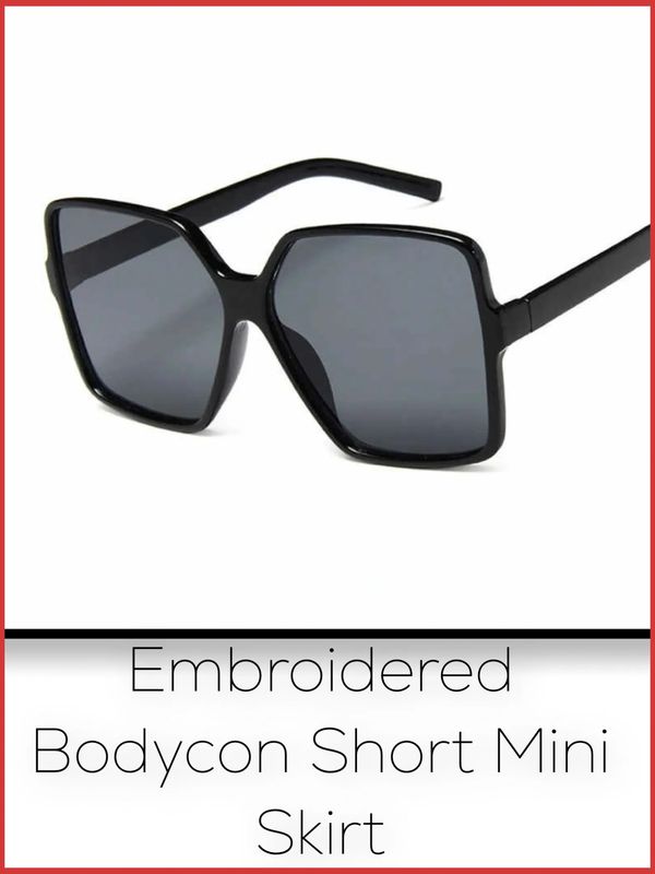 Luxury Square Sunglasses Retro Frame