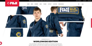 Fuji website home page