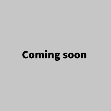Coming soon sign on gray background.