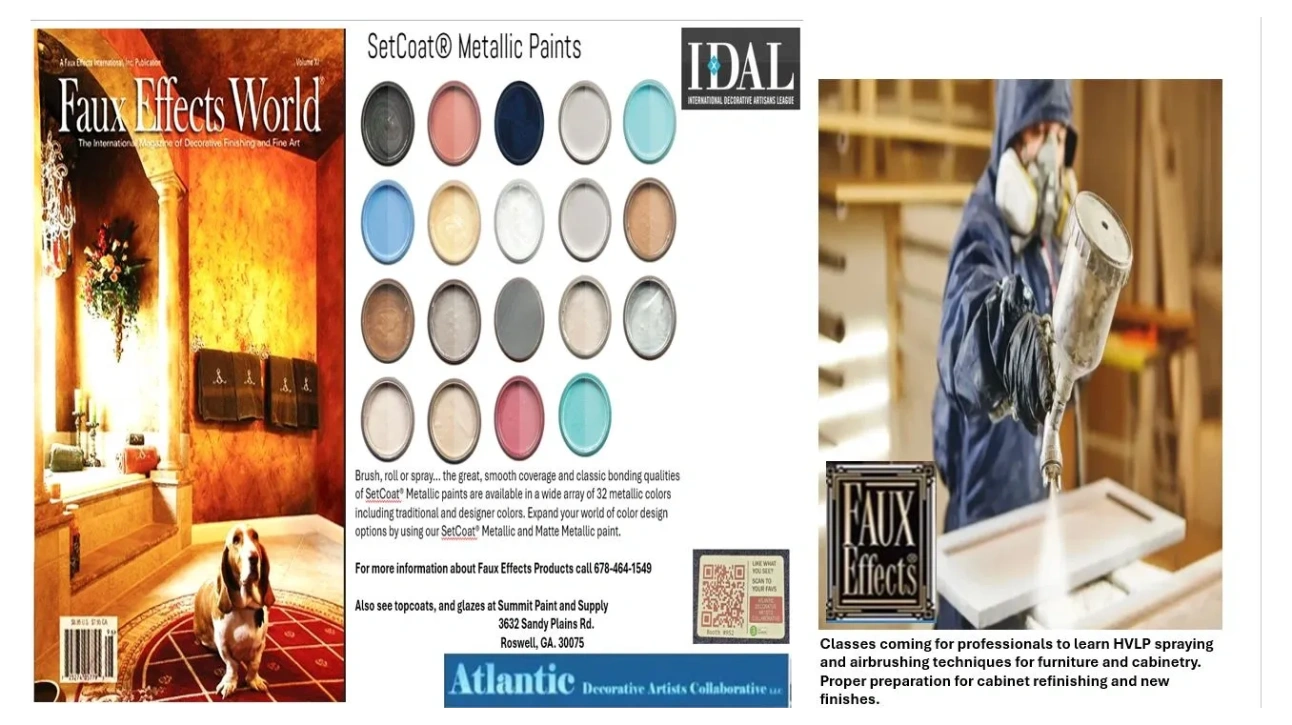 HVLP spray classes for furniture and cabinetry. Includes the proper preparation for cabinetry being