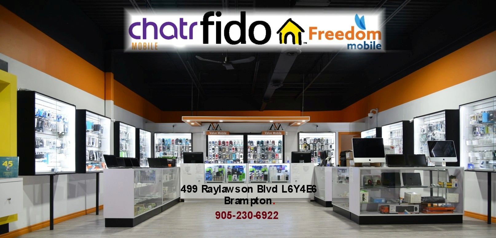 Chatr Fido Freedom value mobile 499 raylawson blvd iphone repair lcd replace computer laptop repair