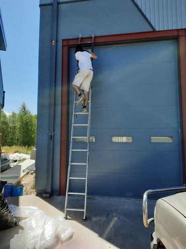 Painted wall with a smooth white finish and clean edges.