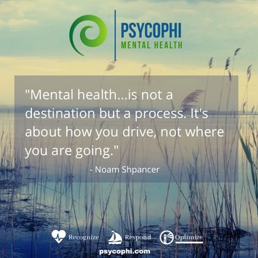 Mental Health Quote to inspire health, growth, change and perspective.