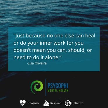 Mental Health Quote to inspire health, growth, change and perspective.