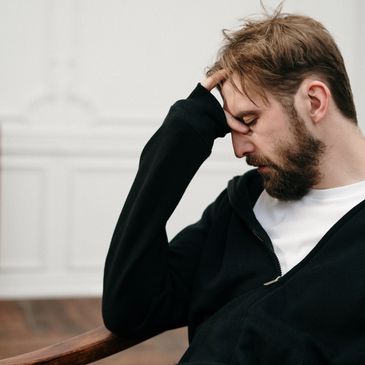 Man with schizophrenia. The importance of mental health therapy for schizophrenia recovery