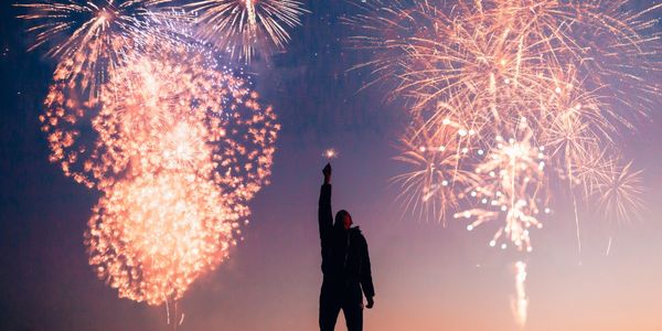 Celebrating mental health wins with fireworks and positivity