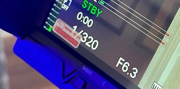An image of a video monitor taken during a professional video shoot in a home in Wylie, Texas