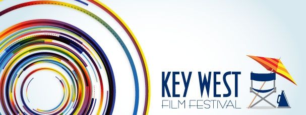 Key West Film Festival logo with colorful circular design and beach chair.