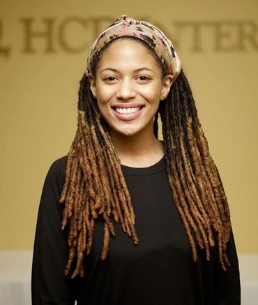 Kayla's  work photo at HCD International.