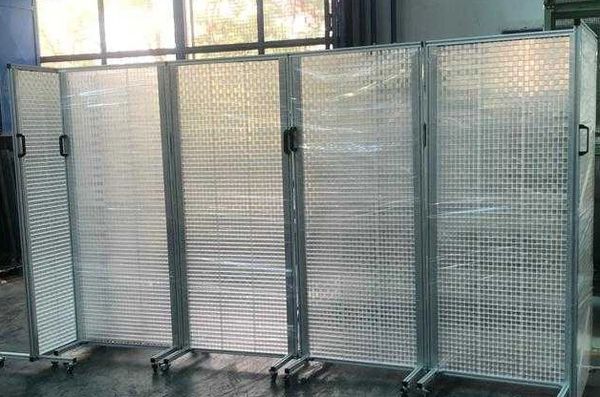 see through office acoustic partition