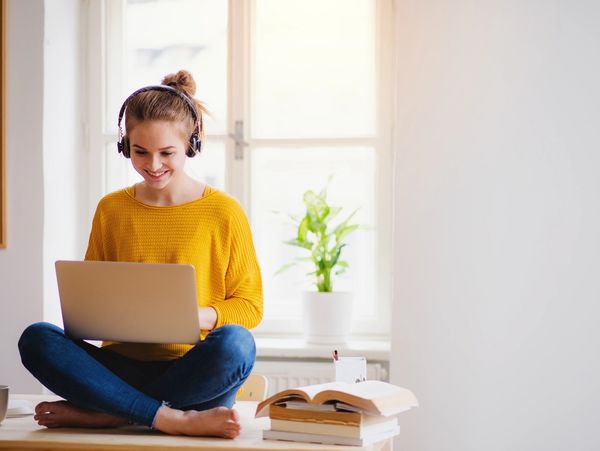 woman learning process