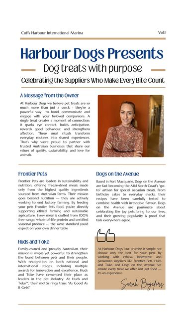 Harbour dogs expert selection of local high quality dog treats