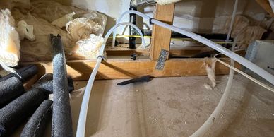 Pex water re-pipe
