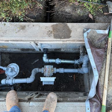 2” gas service
