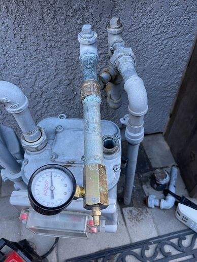 Gas pressure test