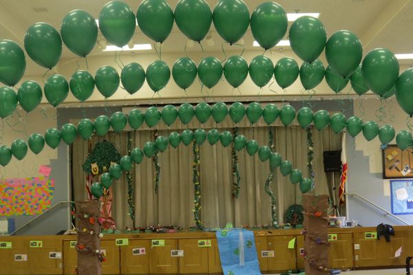 String of Pearl balloon arch - balloon delivery and decorations Tehachapi Lancaster Palmdale