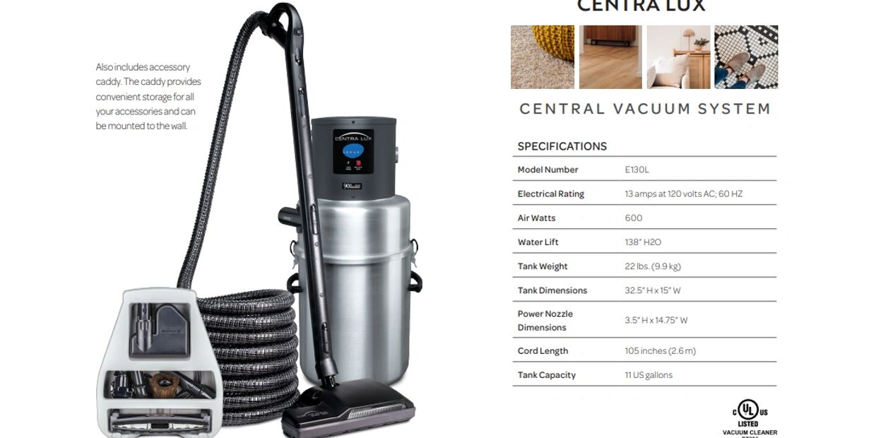 Aerus Electrolux Lux Centralux central vac
www.rvavacuums.com