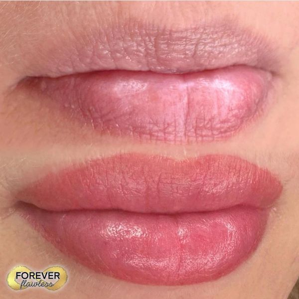 Lip Blush Before and After