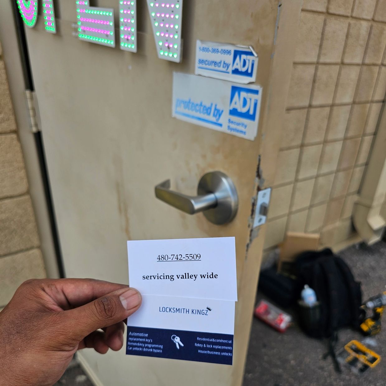 Commercial  Door Lock Replacement In Downtown Phoenix