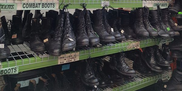 Combat boots, tactical boots, parade boots to name a few