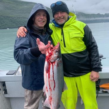 When the fishing is hot, you wont notice the rain.