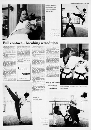 Dan Voss Jr, Roy Perez, Goleta Today 1975