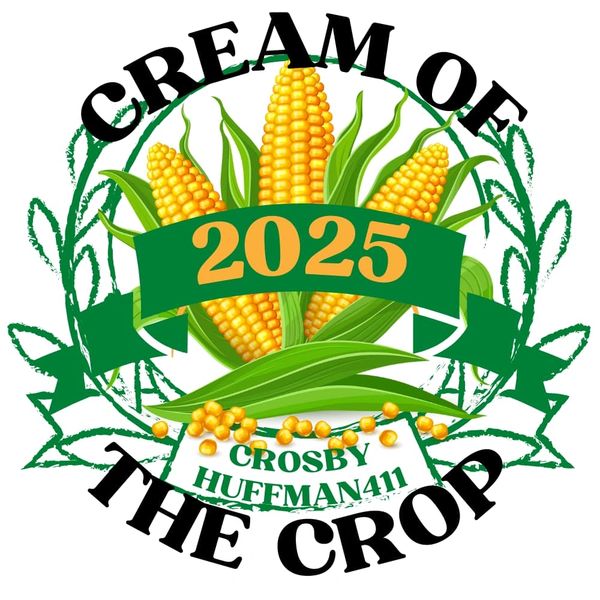 cream of the crop 2025 logo best salon best massage best facial best brows best lashes huffman