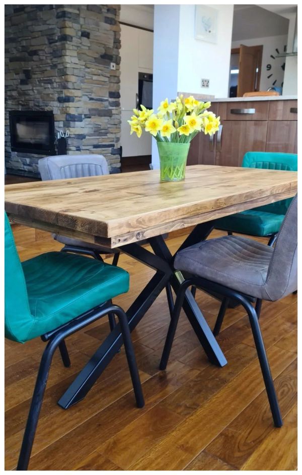 Bespoke rustic reclaimed dining tables