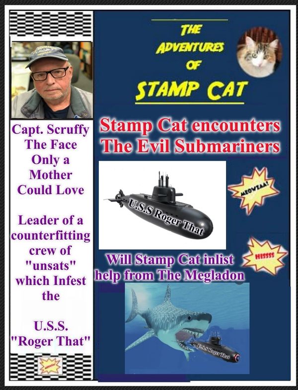 Cat Stamps Adventures of Stamp Cat, the adventures of stamp Cat, CAT STAMPS, Cat Stamp stampy cat